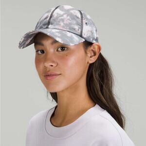 Lululemon NWT Women's Baller Hat Cap Pink and Gray Water Repellant One Size